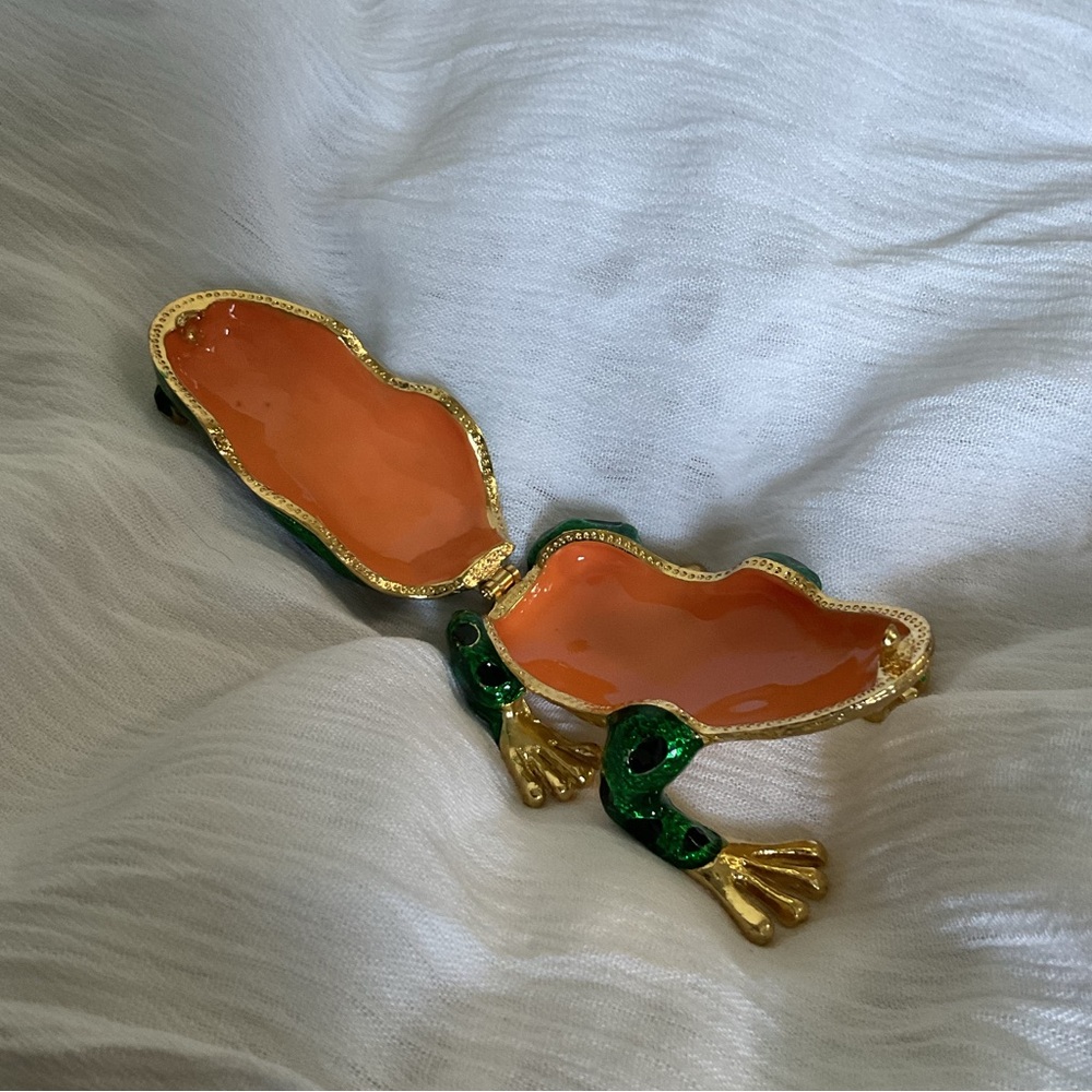 Tchotchke - Green and Gold Frog NWT NIB - Picture 9 of 9
